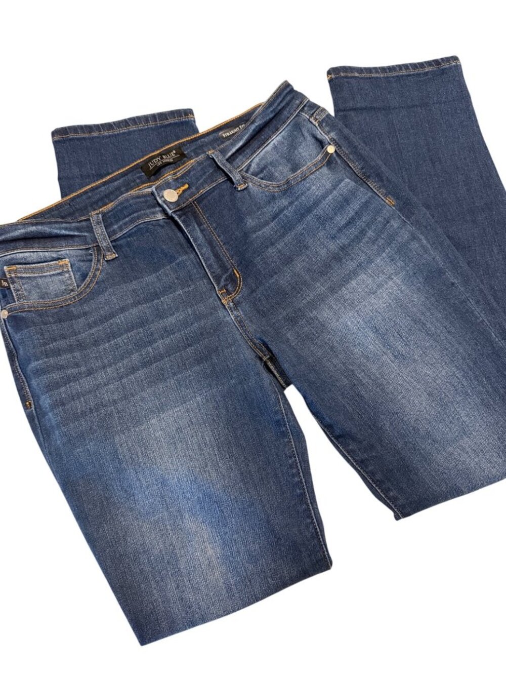 Judy Blue Dark Wash 5 Pocket Straight Fit Jeans Size 11(30)